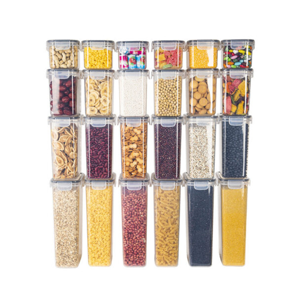Cereals Kitchen Snacks Refrigerator Storage Box 24-piece Set - Image 10