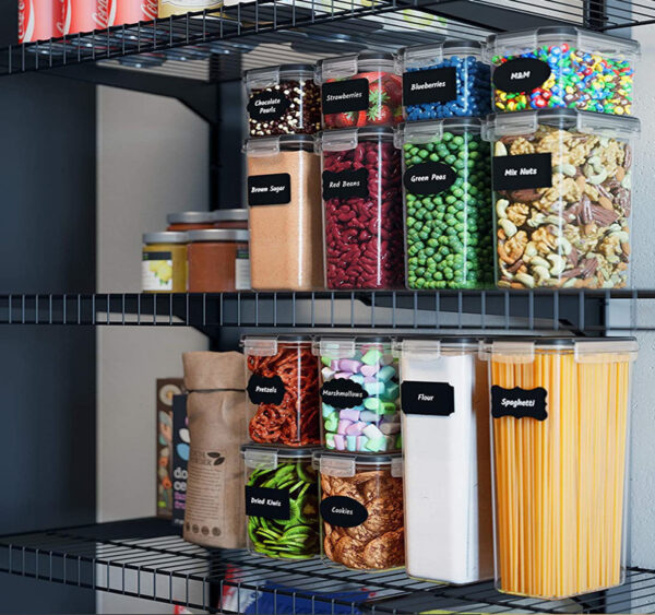 Cereals Kitchen Snacks Refrigerator Storage Box 24-piece Set - Image 3