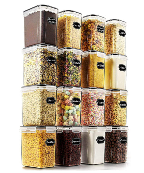 Cereals Kitchen Snacks Refrigerator Storage Box 24-piece Set - Image 9