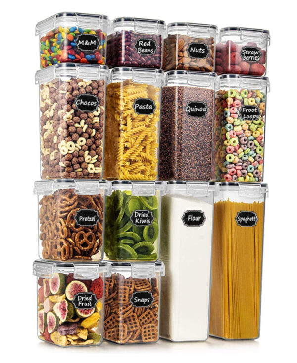 Cereals Kitchen Snacks Refrigerator Storage Box 24-piece Set - Image 8